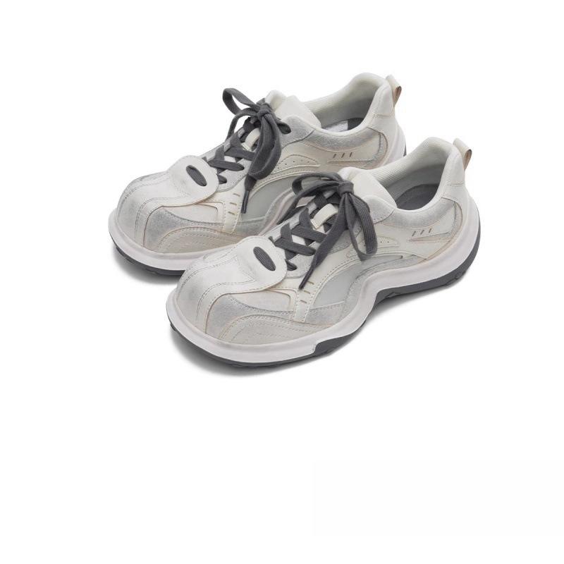 Small man increases height German training shoes women's 2025 spring new versatile fashion casual sports board shoes retro Forrest Gump shoes