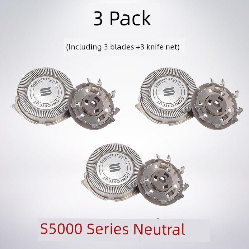 

Applicable to Philips Shaver Blade Series5000 Cutter Head S5070 S5050 S5080 5090 3-Pack (3 Blades + 3 Foil Screens)