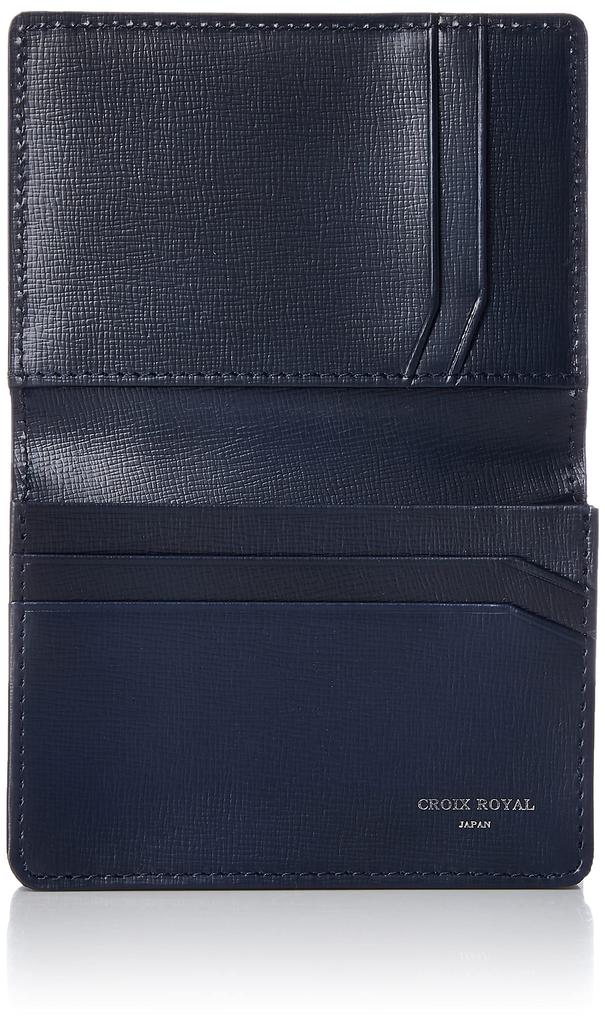 Croix Royale Business Card Holder CRSSM016MC Men's BlueBlack Free Size [Used]