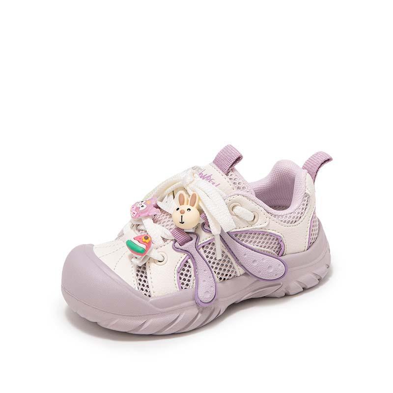 Size 26-37, Girls' Shoes Summer 2025 New Children's Mesh Shoes Breathable Soft Sole Little Girl High Value Classmate