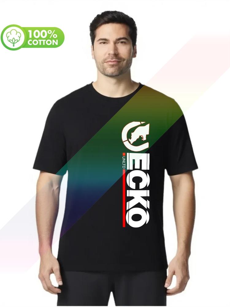 100% Cotton Round Neck Heavy Weight Men's T-shirt Ecko_unltd Novelty Short Sleeve O Neck Cotton Casual T-shirt S-xxxl Tops Tees