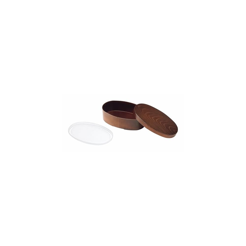 Kakusei Bento Box, Magewappa Style, Oval Shape, 500ml, Dishwasher Safe, Microwave Safe, Includes