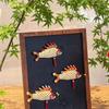 Huangshan Festival Souvenirs: Luminous Fish Lantern Fridge Magnet Collection