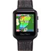 Shot Navi AIR EX 20g Touchscreen GPS Watch with M10 GPS Made In Japan Certified GPS Golf Navigation Golf and Competitive Use (Black) Ultra-lightweight