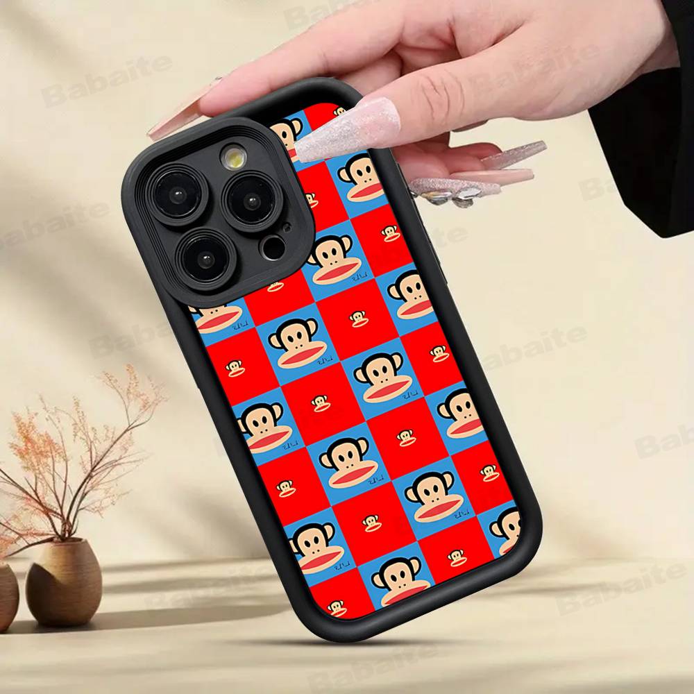 Fashion Logo P-Paul F-Frank Phone Case For IPhone 17 16 15 14 Plus 13 12 11 Pro Max Silicone Cover