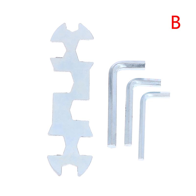 

4 шт./набор Мини Плоский Стальной Шестигранный Ключ Велосипедный Шестигранный Ключ Гаечный Ключ Ремонтные Инструменты Домашний Набор Ручных Инструментов Для Велосипедных Принадлежностей для Ремонта B