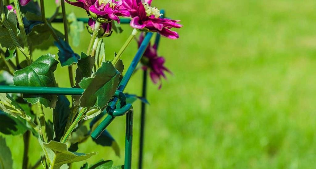 KADAX Floral Support Plant Flower Clip 80 Cm