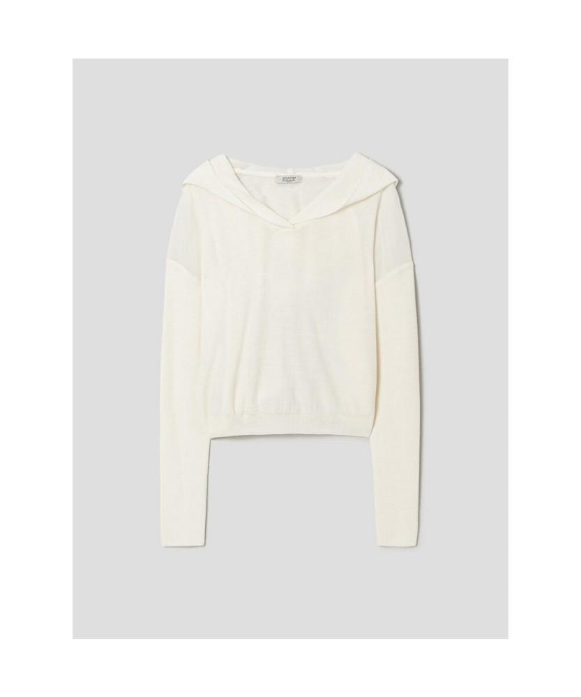 Anggae Hoodie Pullover Ivory