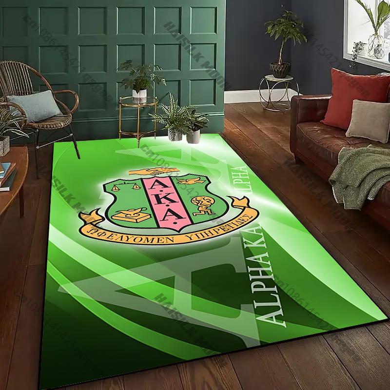 Multi-Size AKA Theme Printed Carpet Living Room Bedroom Sofa Large Area Decor Rug, Non-Slip Comfort Gift for Family and Friends