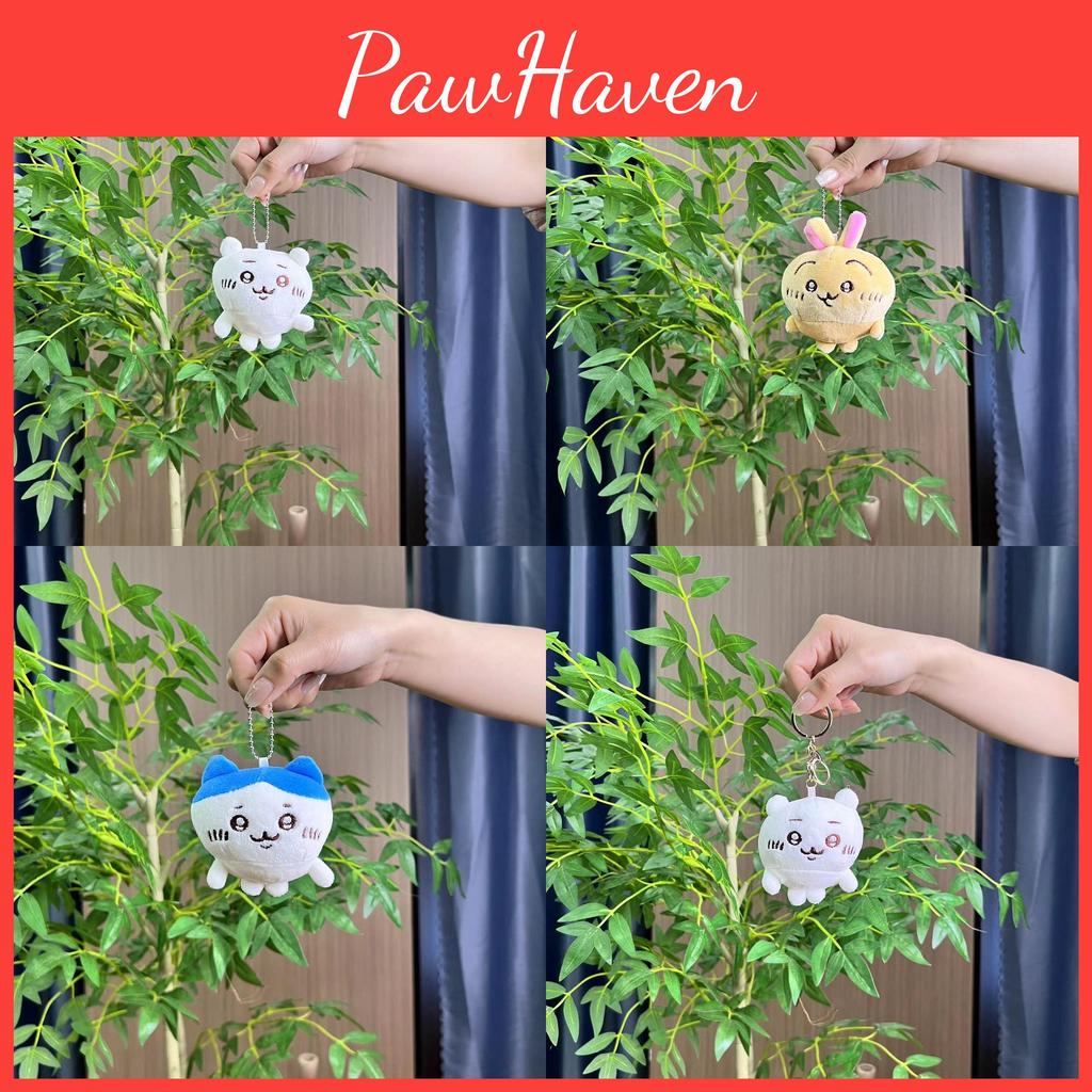 Joyful Mini Plush Bear Keychain With Colorful Chains Ultra Soft Cute Toy Animal