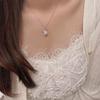 1 Pcs Women Cool Style Cute Bunny Copper and Zirconia Pendant Necklace