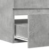 Bathroom Wall Mounted Cabinet Concrete Grey 80 x 38.5 x 45 cm Particleboard