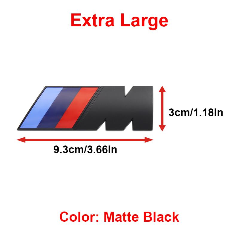 1 szt. ABS Samochód Błotnik Boczny Emblemat Tylna Klapa Bagażnika Naklejka z Logo M Dla BMW M M3 M5 M6 E46 E90 F30 G20 E36 E34 G20 G30 Akcesoria