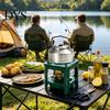 Campingausrüstung Tragbarer Petroleumkocher für Camping, 8-Docht Notfall-Campheizung, Keine Stromheizung Leichter Ofen Brenner Outdoor Wandern