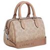 COACH Rowan Artificial Leather Crossbody One Shoulder Handbag Small Women's Milk Tea CW331-SVPWH