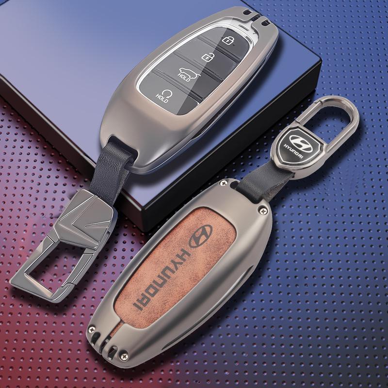 Leather Key Case for 2021 Hyundai Tucson L - Fits 2020-2021 Models