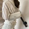 Retro underarm women's bag, simple Korean fashi multifunctial small square shoulder bag, crossbody bag