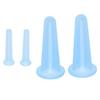4pcs Cupping Set Massage Therapy Cups Convenient Practical Compact Lightweight Soft Flexible