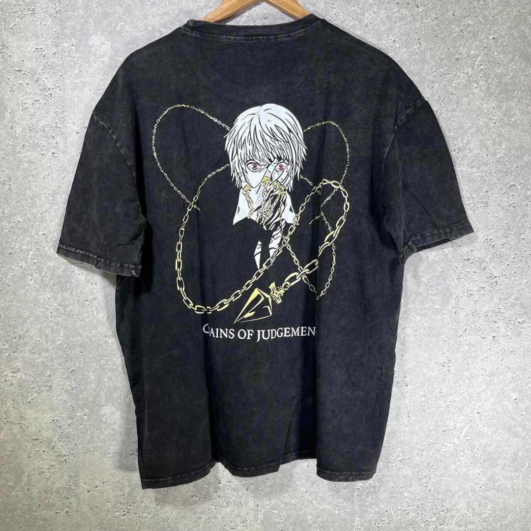 

[USED] Hunter x Hunter Kurapika Boots Kurta Clan Chain Print L Black