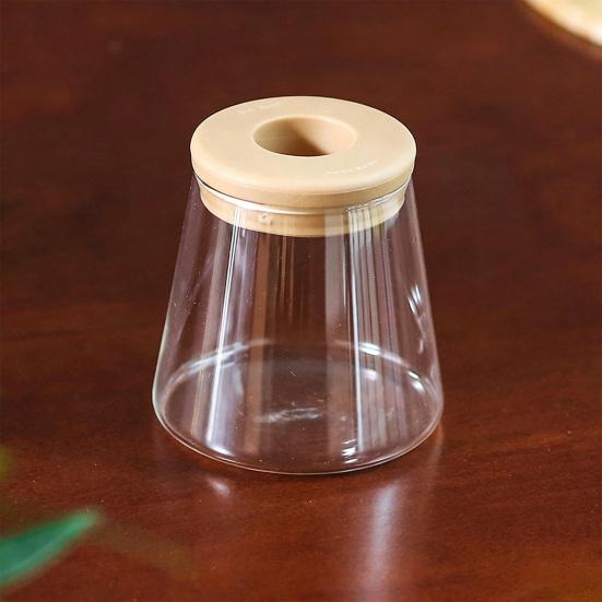 Flowerpot Self Watering Plant Pot with Transparent Glass Bottle And Soft Stopper Planter Easy Hydroponics Container for Home Office