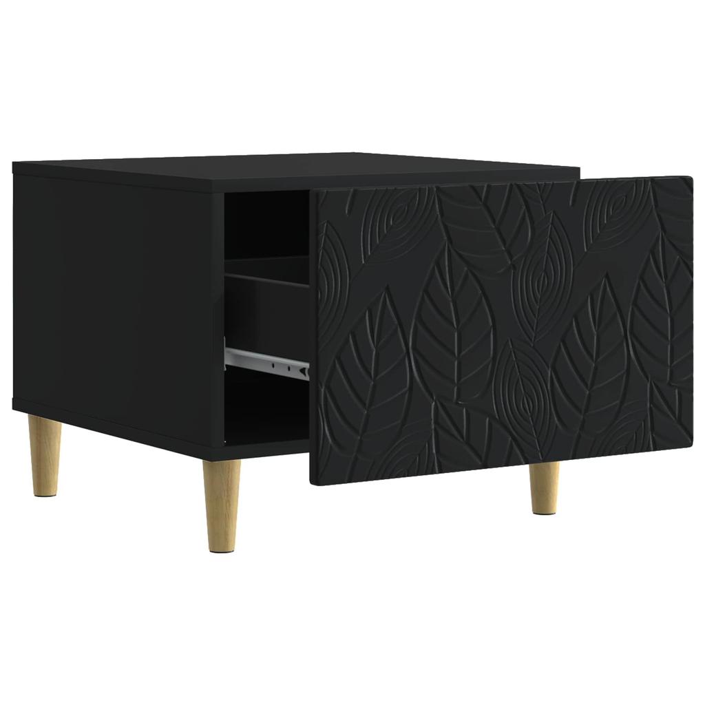 Black Coffee Table 50 x 49 x 40 cm Particleboard
