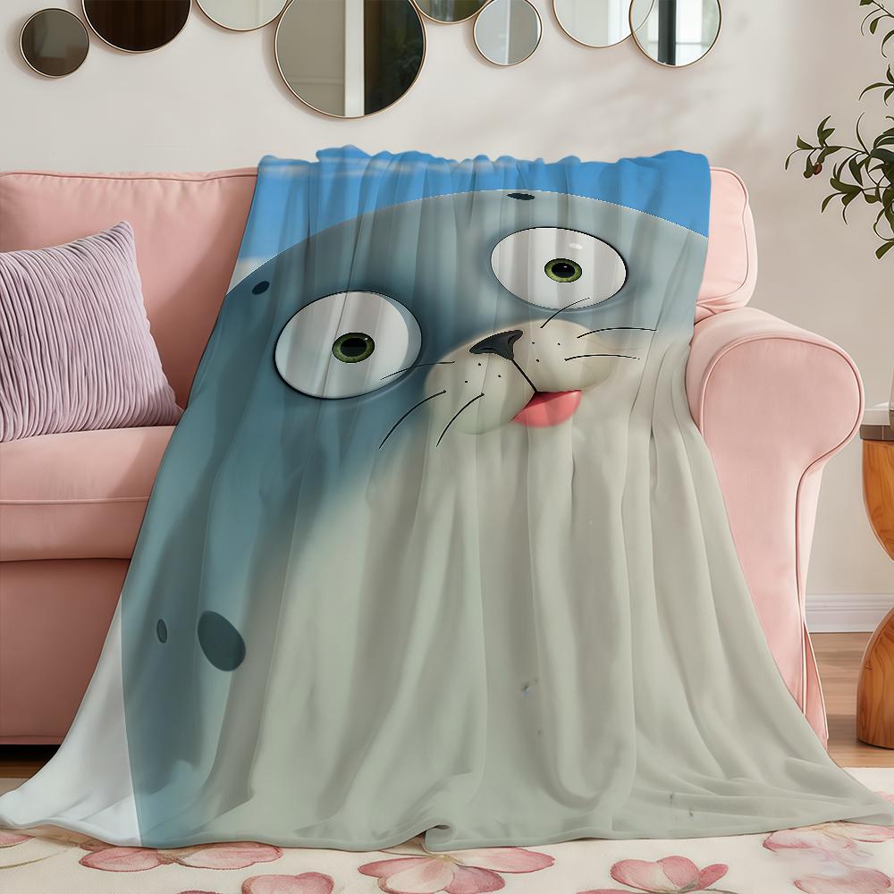 Cartoon Cute S-SealookS Blanket Soft Warm Furry Throw Super Kids Toys Bed Sofa Car Cradle