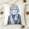 Yoisaki Kanade Cartoon Style Doublesided Printed Square Decorative Cushion Cover for Sofa Living Room Home Decor