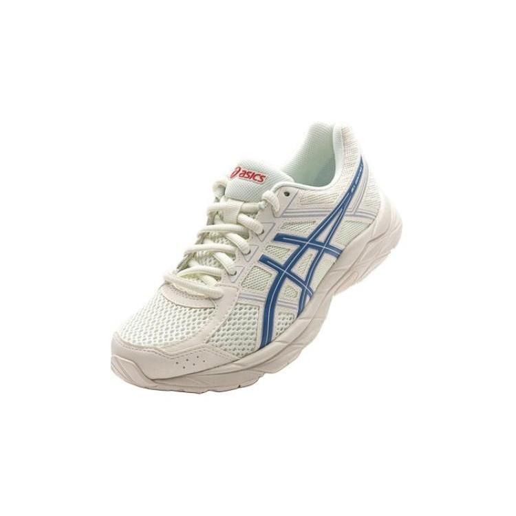 (GS) ASICS Gel-Contend 4 'White Blue' Kids' 1014A322-101
