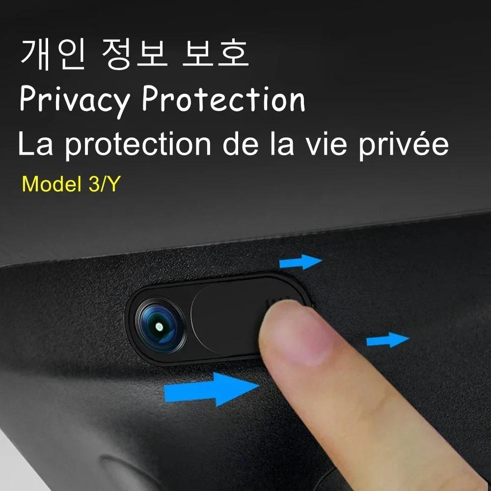Universal Camera Cover 5Pcs for Tesla Model 3 Y Privacy Protector Webcam Slide Blocker Anti-peep Sliding Camera for Pc Laptop Ne