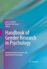 Bok Handbook of Gender Research In Psychology : Volume 1: Gender Research In General and Experimental Psychology