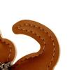 Tonecraft Cat Key Holder, Simple, Orthodox, Bag Charm, Popular, Stylish, Cute, Cat, PU Leather, Squishy, Camel