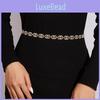 Double Fine Rhinestone Circle Shape Waist Chain Dress Waist Decoration Cinching