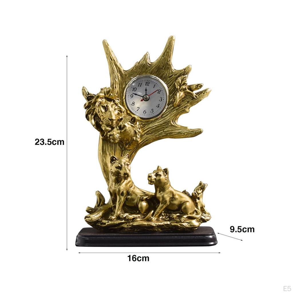 Elegant Animal Table Clock for Home Office Decor