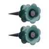 2Pcs Hose Guide Spike Wear-resistant Labor-saving Stable Green Pipe Guide Stake Plant Protection for Garden
