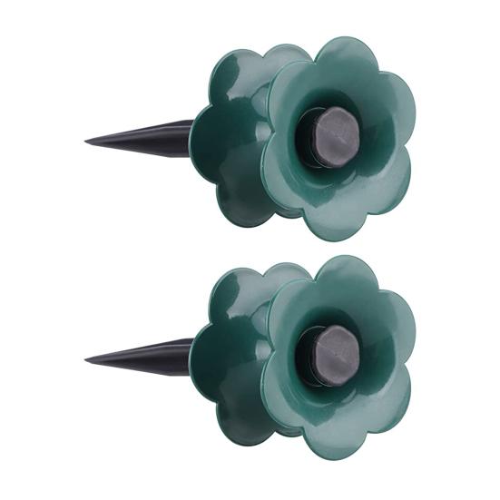 2Pcs Hose Guide Spike Wear-resistant Labor-saving Stable Green Pipe Guide Stake Plant Protection for Garden