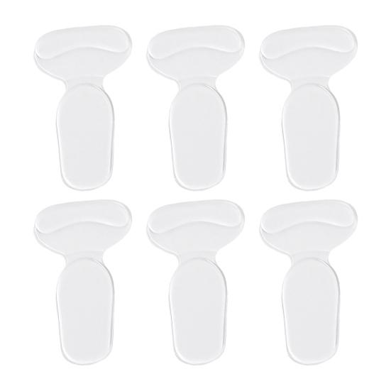 1/2/3/4 Pairs Transparent Shoes Heel Pads Anti-Slip Heel Liner Protectors Cushion Too Big Loose Shoes Heel Inserts Filler Blister Prevention Pain