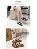 Women's Summer Flat Non-Slip One-Strap Z-Strap Sandals for Bathing and Beach