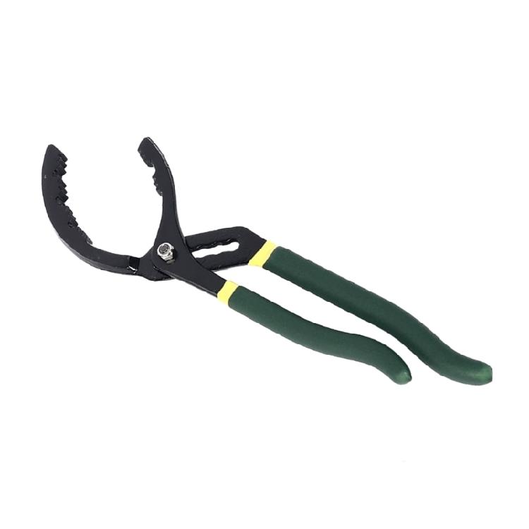 Oil Filter Tool Steel Construction Slip Resistant Handle Effortless Oil Filter Removal Plier For Multiple Vehicles