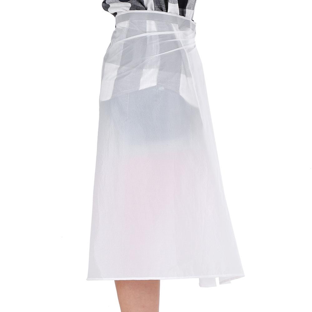 Silicone Coated Nylon Hiking Skirt Ultralight Waterproof Kilt Packable Rain Skirt  for Men Women