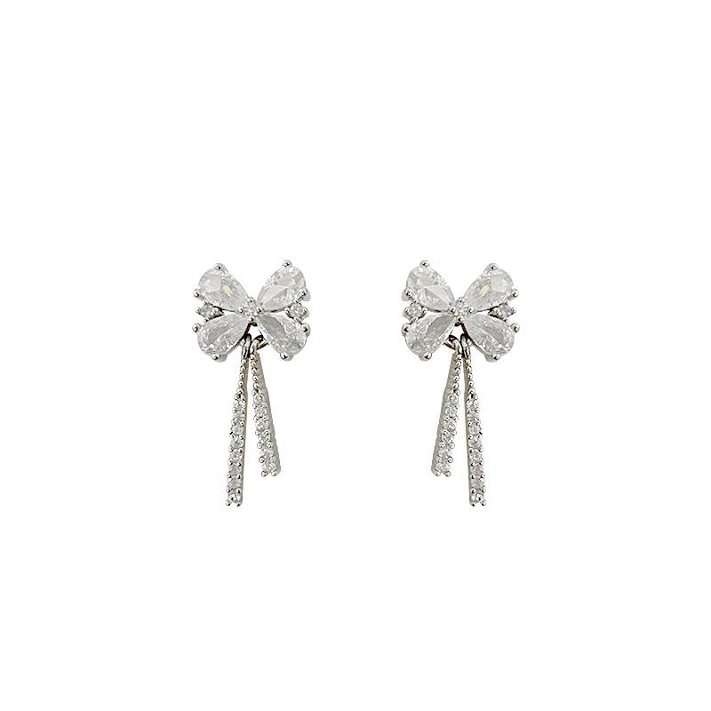 

Персонализированные серьги-кисточки с галстуком-бабочкой для женщин, милый и крутой стиль, новые девичьи серьги