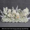 Blue Artificial Flower Row for Wedding Aisles and T-stage Decorations