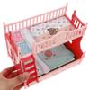Bed Furniture Lil Critters Ldealhouse Frame Dollhouse Bedroom Plastic Accessories Bunk for Dolls Kitchen