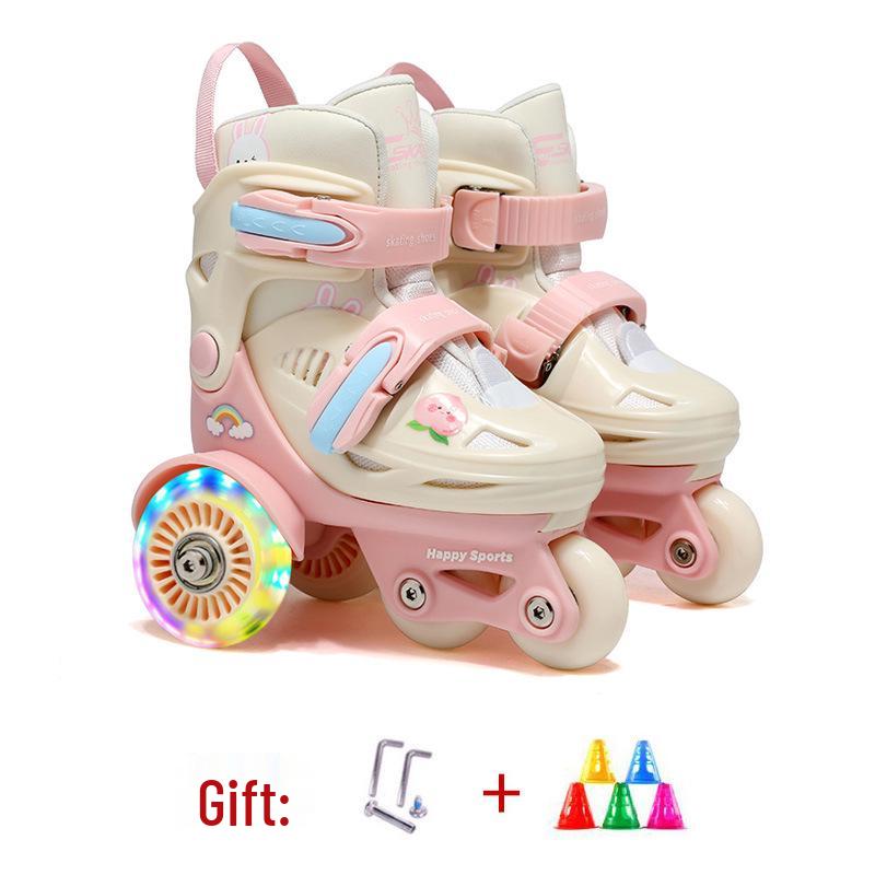 Beginner Children's Double Row Roller & Ice Skates