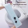 Soft Fiber Toilet Seat Protector Featuring Convenient Handle Design For Home Office Bathroom Comfortable Hygienic Solution