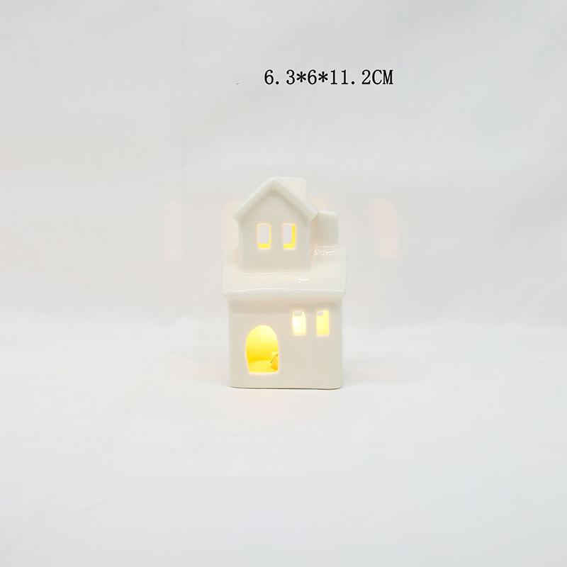 Keramikos namas žvakidė Keraminė arbatinės žvakidė Žvakių degiklis namų miegamojo dekoravimui Įkurtuvių dovana