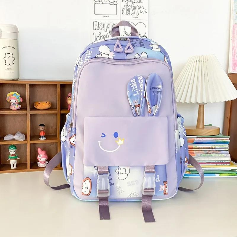 Children Shoulder Bag Foreign Cartoon Korean Version Trend Student Schoolbags Large Capacity High Value Travel Bag