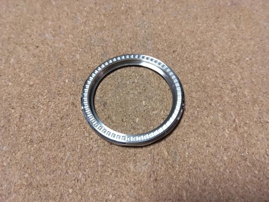 SEIKO Aftermarket custom bezel for Boy SM300 SKX SRPD, type, silver
