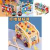 Wooden Whacamole Game Toy With Dinosaur Design For Family Fun And Child Learning