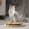 Transparnt Space Capsule Cat Bed Acrylic Cat Toys Good Load Bearing Cat Sleeping Nest  All Season