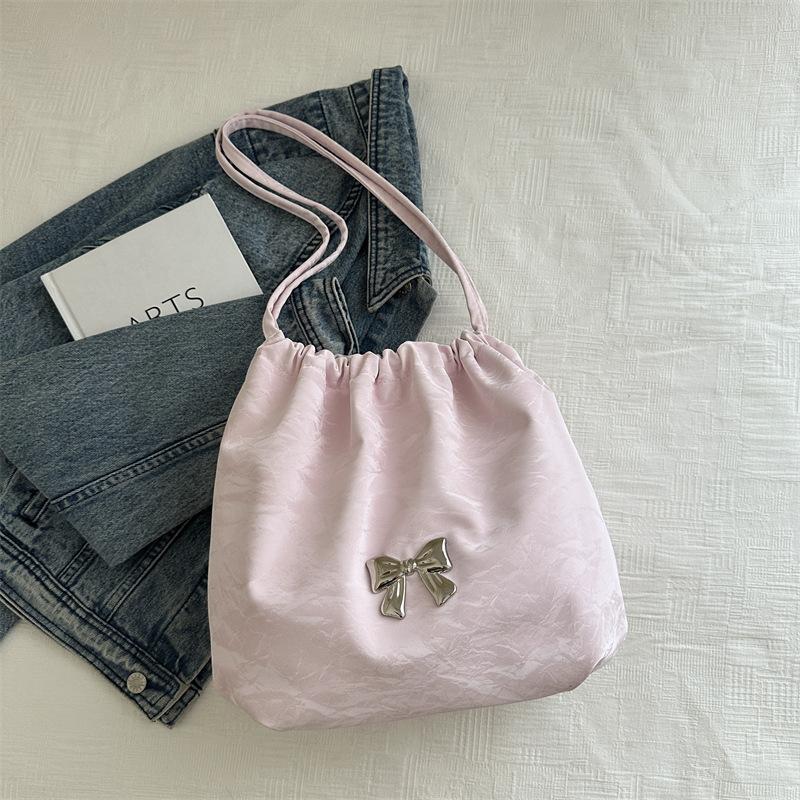 Korean Beautiful Casual Tote Bag Summer New Simple and Fashionable Niche Design Bag Crossbody Bag Women